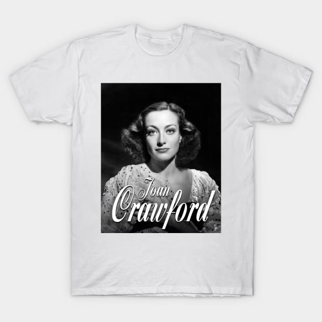 Joan Crawford T-Shirt by CrazyPencilComics